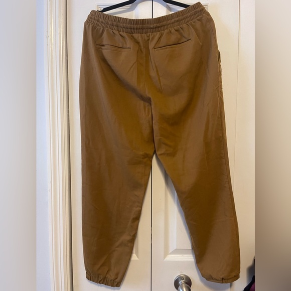 Nine West Brown Drawstring Pants, Size L - Picture 5 of 9